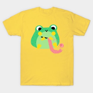 crocheting froggy T-Shirt